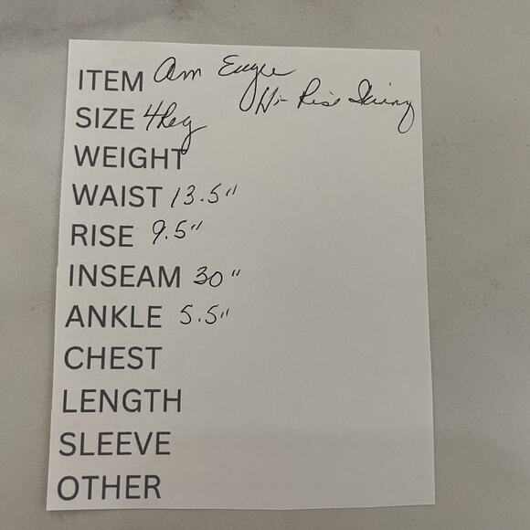 American Eagle HIGH RISE SKINNY Jeans Women’s 4 Regular Dark Wash Stretch Denim - Picture 10 of 10